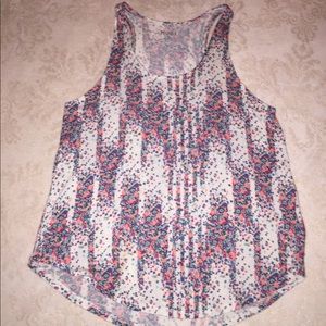 Colorful floral tank top